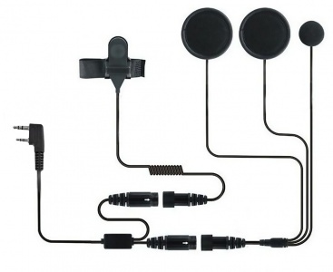 Купить Мотоциклетный набор BAOFENG Helmet Kit Full Face Motorcycle Headset Earpiece Mic, 2 Pin K-plug