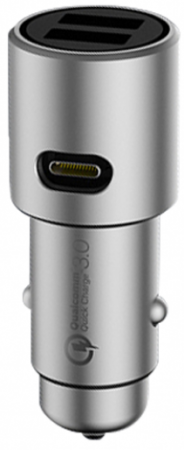 Купить Автомобильное ЗУ Xiaomi Car Charger QC 3.0 2USB Type-C (CZCDQ02ZM)