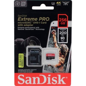 Купить Карта памяти SanDisk Extreme Pro 256GB microSDXC UHS-I with Adapter (SDSQXCD-256G-GN6MA)