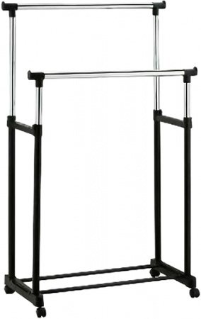 Купить Вешалка для одежды телескопическая Double-Pole Telescopic Clothes Rack