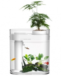 Купить Аква-ферма Xiaomi Descriptive Geometry Amphibious Fish Tank (HF-JHYGQC 001)  White