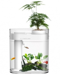 Xiaomi Descriptive Geometry Amphibious Fish Tank (HF-JHYGQC 001) White