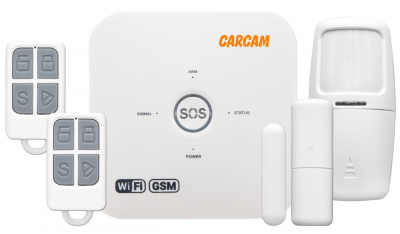 CARCAM Tuya GSM+WiFi Alarm Kit 10GDT