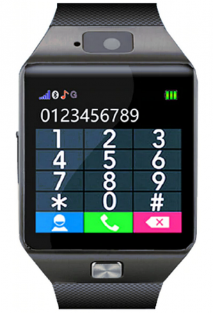 Купить CarCam SMART WATCH DZ09 2019 BLACK