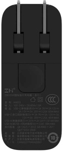Купить Зарядное устройство Xiaomi ZMI ZMi Fast Charging 65W 2-USB+UCB-C (HA833)