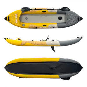 Купить Tourus Inflatable One Seats Kayak 328×85×23cm Yellow and Grey, TS-K01