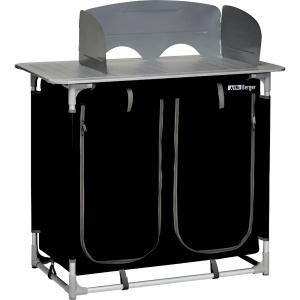 Купить Походная кухня для кемпинга Berger Kitchen Cabinet 4-shelfs Black