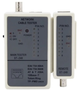 Купить Тестер витой пары и BNC кабеля CARCAM CT248