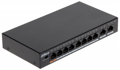 Купить 8-портовый неуправляемый коммутатор с РоЕ Dahua DH-PFS3010-8ET-96