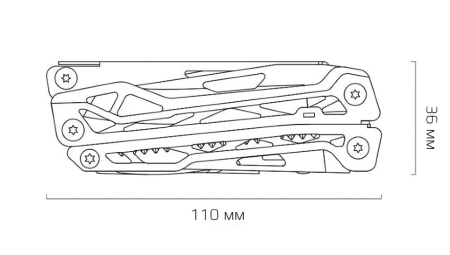 Xiaomi NexTool KT5024 Multifunction Knife Black (NE0123)