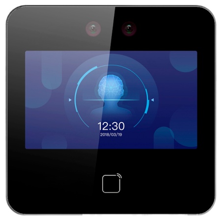 Купить Терминал доступа с распознаванием лиц и считывателем отпечатков пальцев HiWatch ACT-T1343EFW