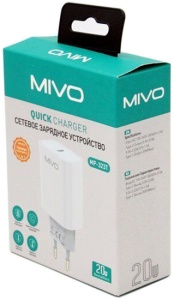 Купить Сетевое зарядное устройство Mivo MP-323T Quick Charger 20W Type-C