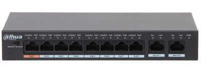 Купить 8-портовый неуправляемый коммутатор с РоЕ Dahua DH-PFS3010-8ET-96