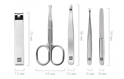 Купить Маникюрный набор Xiaomi Huo Hou Stainless Steel Nail Clippers Suit Brown (HU0061)
