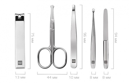 Купить Маникюрный набор Xiaomi Huo Hou Stainless Steel Nail Clippers Suit Brown (HU0061)