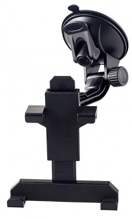 Купить Автодержатель Perfeo-707 для планшета 6-8" на стекло/пластик (черный)