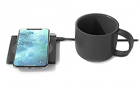Купить Кружка с подогревом с беспроводной зарядкой Xiaomi VH C03 Wireless Charging Electric Cup Black