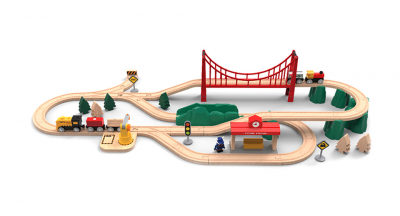 Купить Детская железная дорога Xiaomi Mitu Track Building Block Electric Train Set