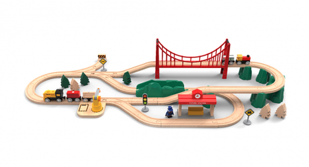 Купить Детская железная дорога Xiaomi Mitu Track Building Block Electric Train Set