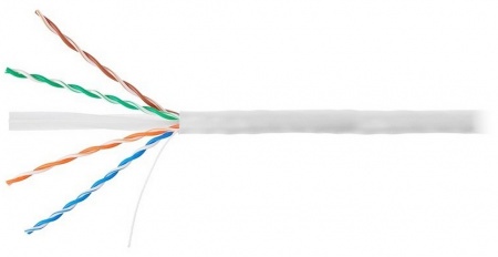 Купить Кабель витая пара UTP4 Cat6a HiWatch HWC-6AU-W, 1 м