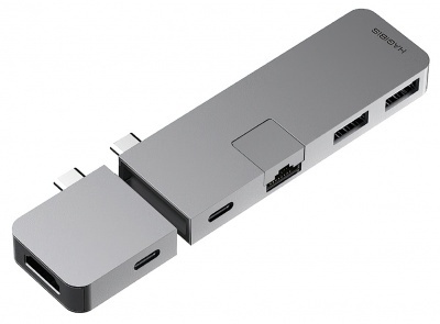 Купить Хаб Xiaomi HAGiBiS MC1L Type C Data Hub Adapter