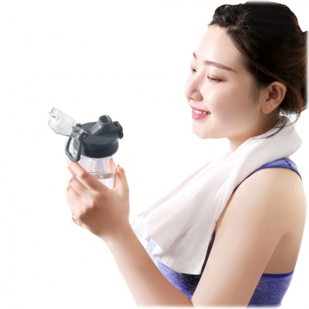 Купить Бутылка для воды Xiaomi Quange Tritan Bottle 620ml (SJ010201) Rock Ash