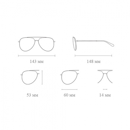 Купить Солнцезащитные очки Xiaomi Mi Pilota Light Black (MSG01GJ)