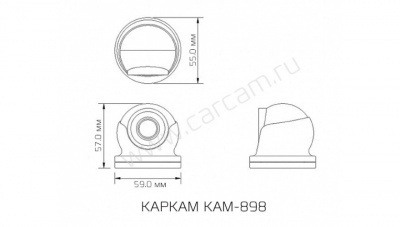 Купить Камера видеонаблюдения CARCAM CAM-898