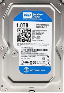 Купить Жесткий диск WD Caviar Blue WD10EZEZ, 1ТБ, HDD, SATA III, 3.5"