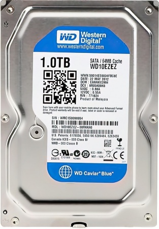 Купить Жесткий диск WD Caviar Blue WD10EZEZ, 1ТБ, HDD, SATA III, 3.5"