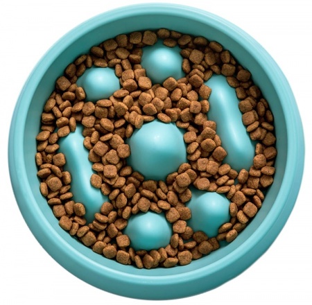 Купить Универсальная миска для корма Xiaomi Pet Slow Bowl Blue (PE017)