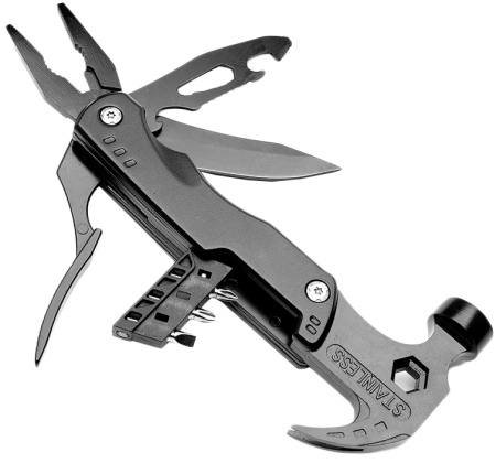 Купить SUNTEK Multitool Hammer With Pliers Black (017F)
