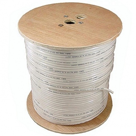 Купить Кабель коаксиальный RG-59U, 75 Ом (CCA, AL) + 2x0.75 мм2 CCA, 20 м