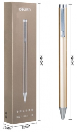 Купить Шариковая ручка Xiaomi Deli Pen S99 Gold