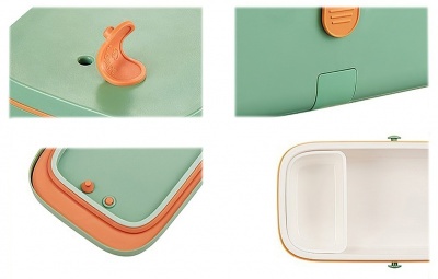 Купить Ланч бокс с подогревом Xiaomi Life Element Cooking Lunch Box Green