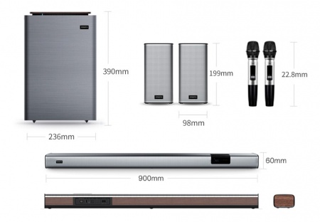 Купить Домашний кинотеатр Xiaomi Binnifa Karaoke Surround Home Theater Simulation 5.1