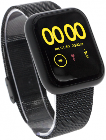 Купить Часы CARCAM SMART WATCH GT1 - BLACK, Черный металл