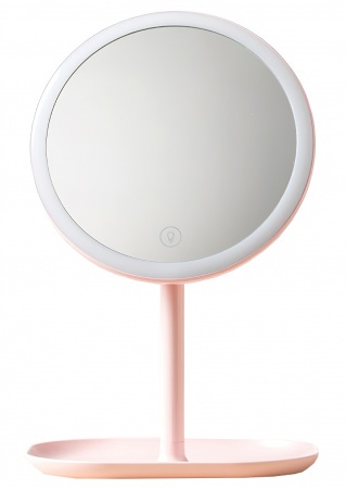 Купить Зеркало для макияжа Xiaomi LED Makeup Mirror Pink (NV529)