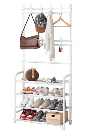 Купить Вешалка напольная New Simple Floor Clothes Rack With Shelves for Shoes XMJ80