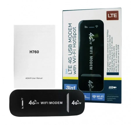 Купить LTE 4G USB Modem With WiFi HotSpot