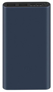 Купить Внешний аккумулятор Xiaomi Mi Power Bank 3 10000 mAh Dark Blue (PLM13ZM) 