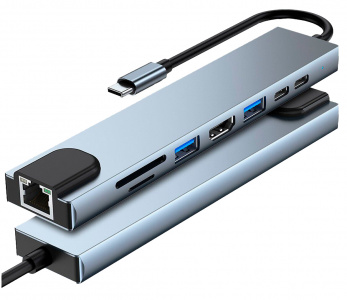 Купить Мультифункциональный разветвитель Mivo MH-8011 USB HUB 8 in 1 