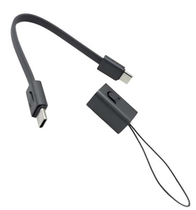 Купить Внешний аккумулятор Xiaomi Ultra-thin Power Bank with Built-in Cable 5000W 22.5W (PB0522S) Night Shadow Gray