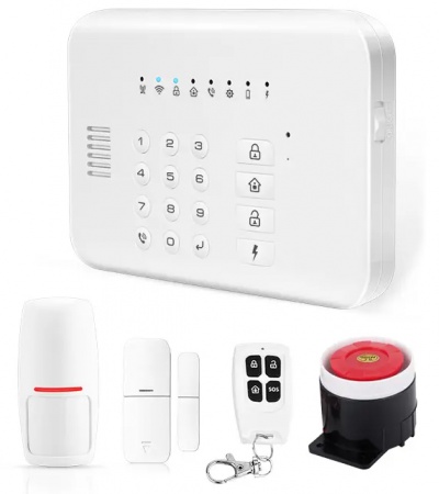 Купить Сигнализация CARCAM WI-FI GSM ALARM KIT GW1 TUYA SMART LIFE