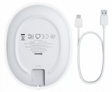 Купить Беспроводное зарядное устройство Baseus Jelly Wireless Charger 15W White (WXGD-02)