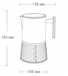 Xiaomi Scishare Milk Steamer Red (S3102)