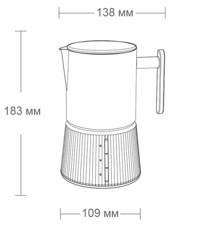 Купить Капучинатор Xiaomi Scishare Milk Steamer Red (S3102)