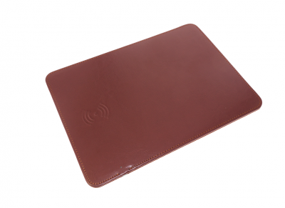 Wireless Charging Mouse PAD RS-10 коричневый