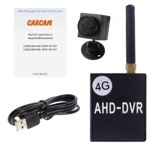 Купить Комплект видеонаблюдения 4G/LTE CARCAM AHD-DVR 4G KIT 1