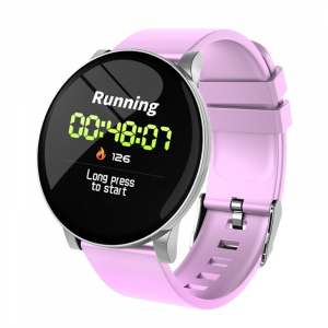 CARCAM SMART WATCH W8 - Silver/Pink